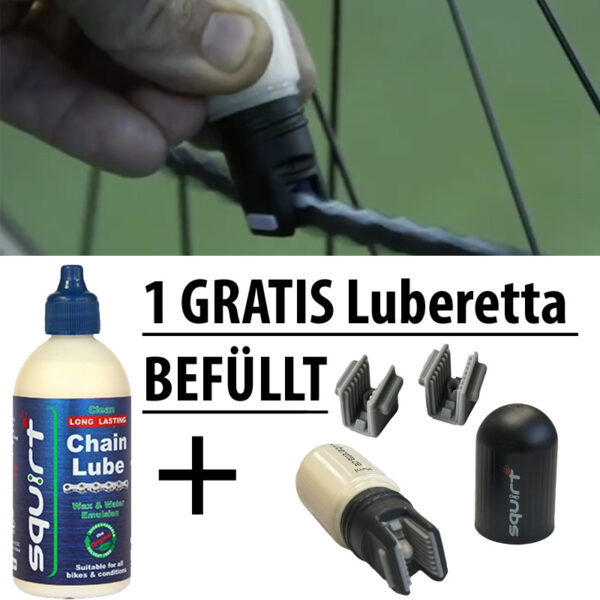 Squirt Lube Wachs 120ml mit GRATIS Luberetta befüllt