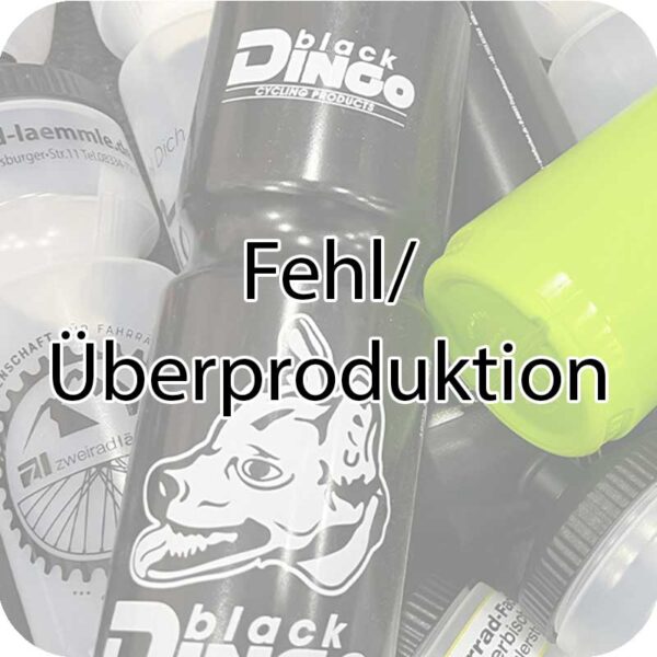 Trinkflasche aus Fehl/Überproduktion